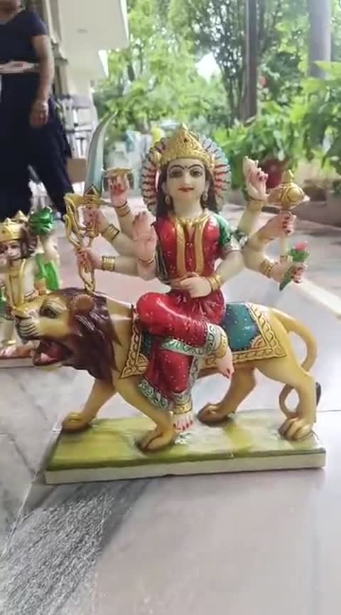 Durga Maa final look - Raadhaye Arts