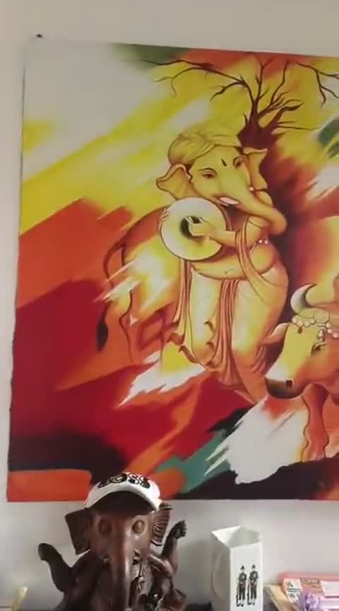 Ganesh painting artwork - Raadhaye Arts