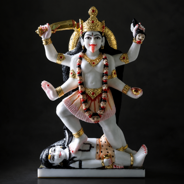 Adya Kali Maa Kali Marble Murti