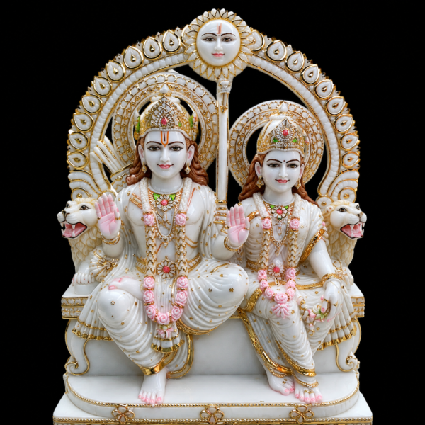 Ayodhya Darbar Ram Darbar Marble Murti
