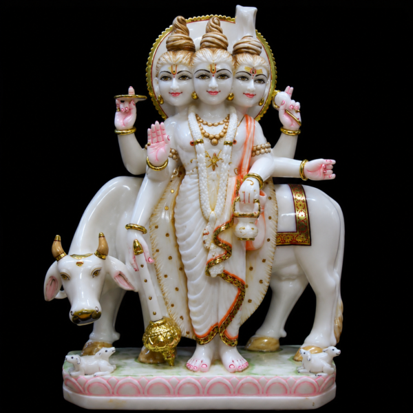 Dattatreya Blessing Marble Murti