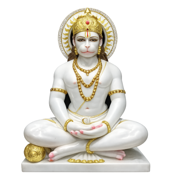 Bhakti Hanuman Ji Marble Murti