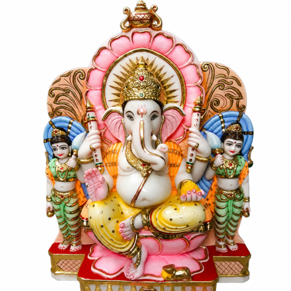 Ekadant Ganesh Ji Marble Murti