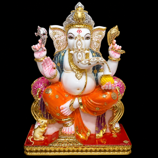 Mangalmurti Ganesh Ji Marble Murti