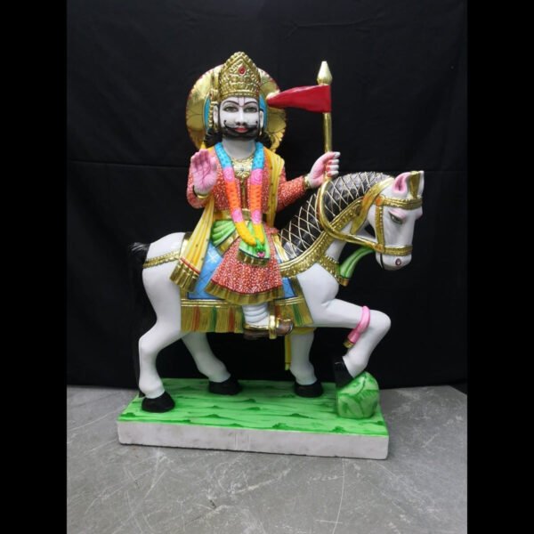 Ramdev Ji Devotional Marble Murti
