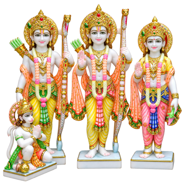 Maryada Purushottam Darbar Ram Darbar Marble Murti