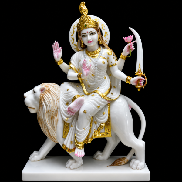 Navdurga Maa Durga Marble Murti