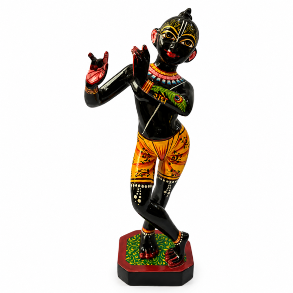 Krishna Dancing Marble Murti