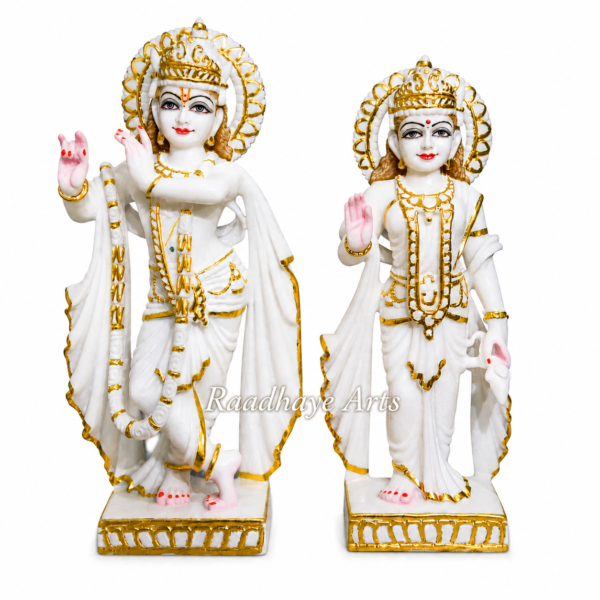 Radha Krishna Marble Murti