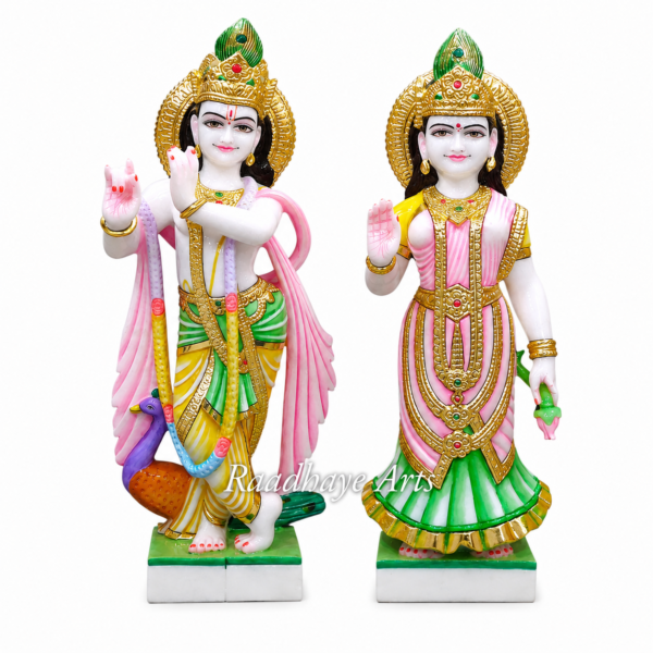 Radha Krishna Jugal Jodi Marble Murti