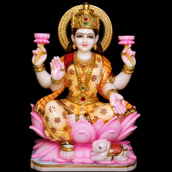 Shri Lakshmi Maa Lakshmi Marble Murti