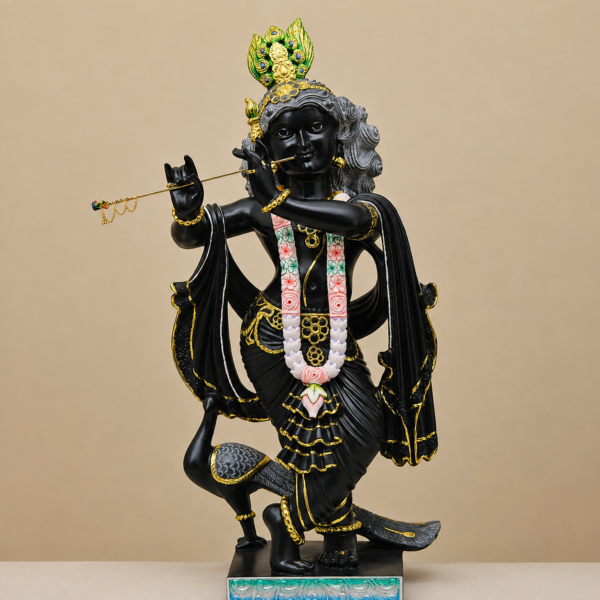 Shyam Sundar Krishna Ji Marble Murti