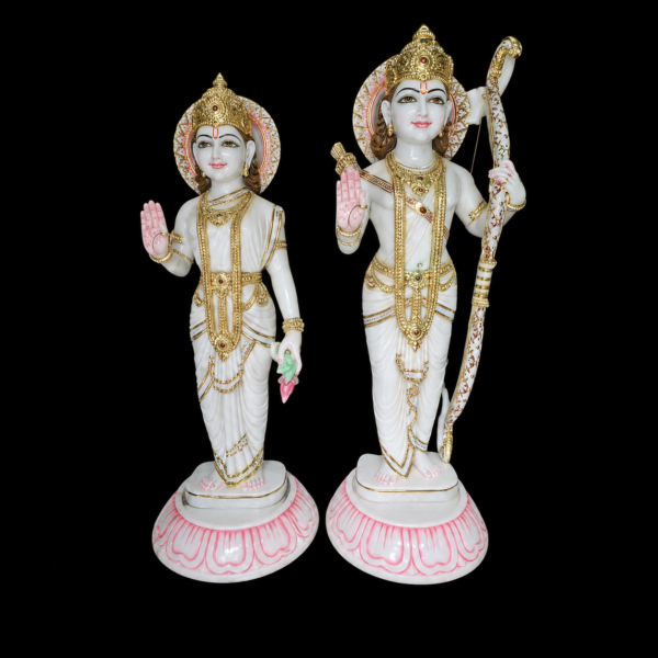 Sita Ram Jodi Ram Sita Marble Murti