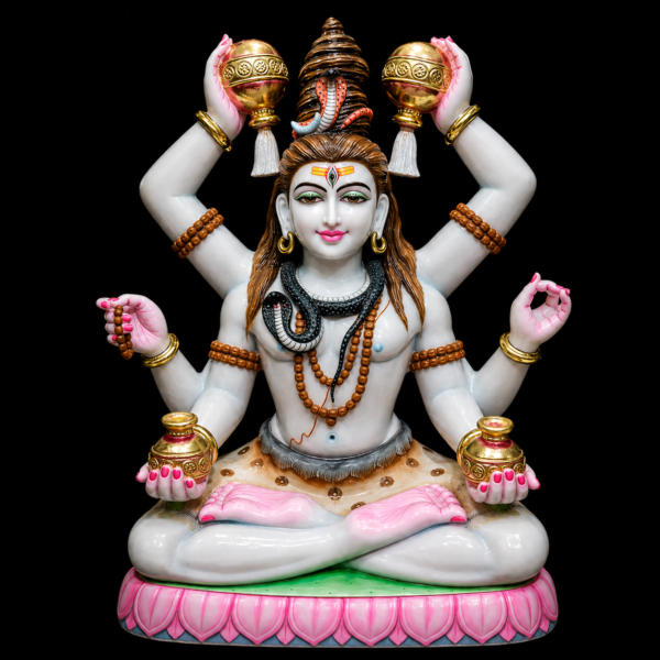 Somnath Shiva Ji Marble Murti