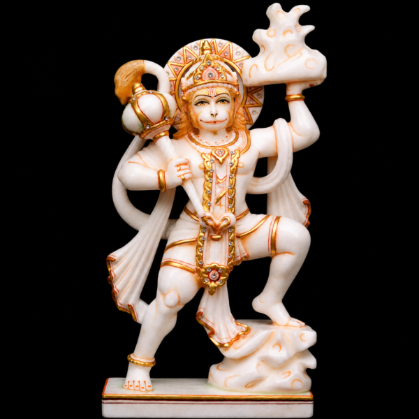 Veer Hanuman Darshan Marble Murti