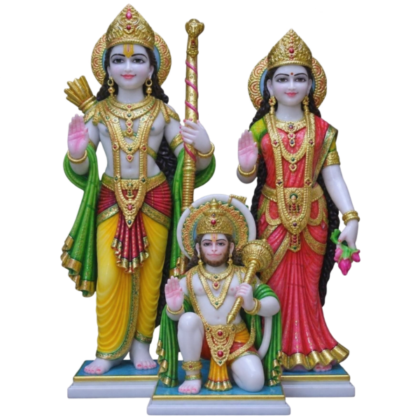 Sita Ram Darshan Ram Sita Marble Murti