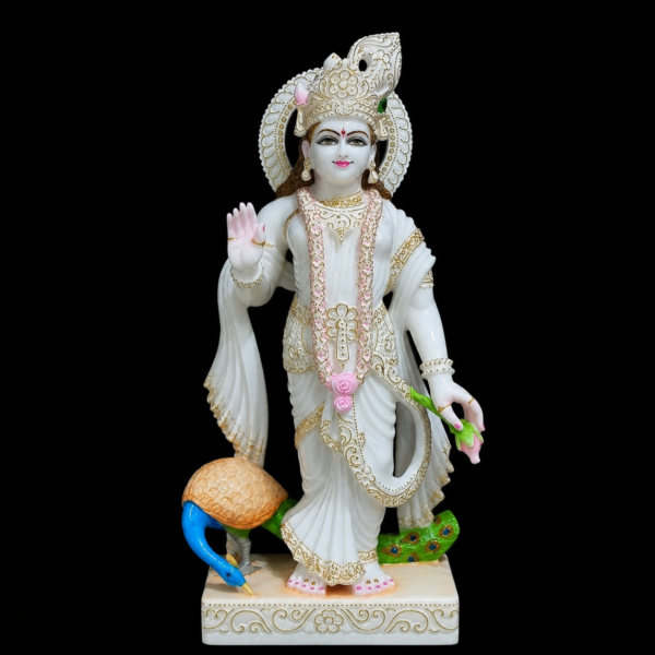 Vrishabhanu Nandini Radha Rani Marble Murti