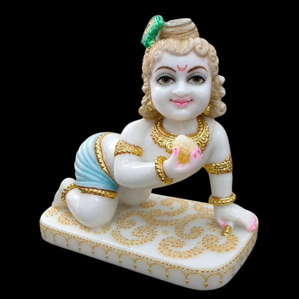 Bal Gopal Krishna Ji Marble Murti