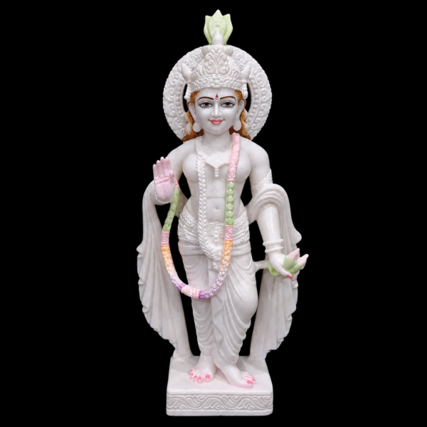 Radha Rani Marble Murti