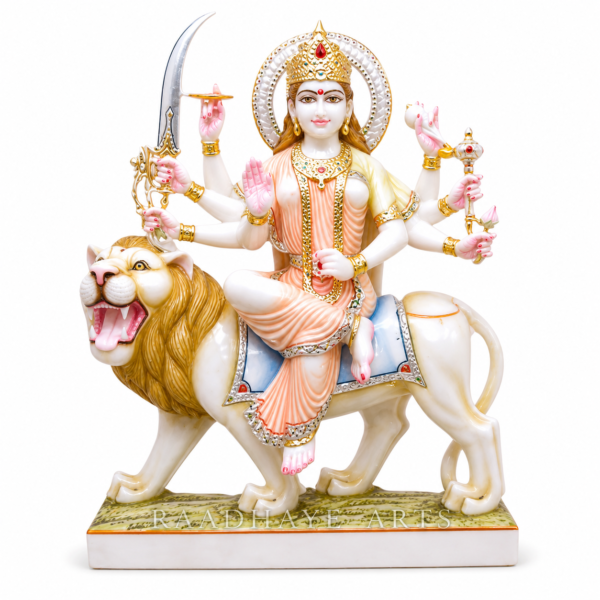 Durga Shakti Maa Durga Marble Murti